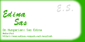 edina sas business card